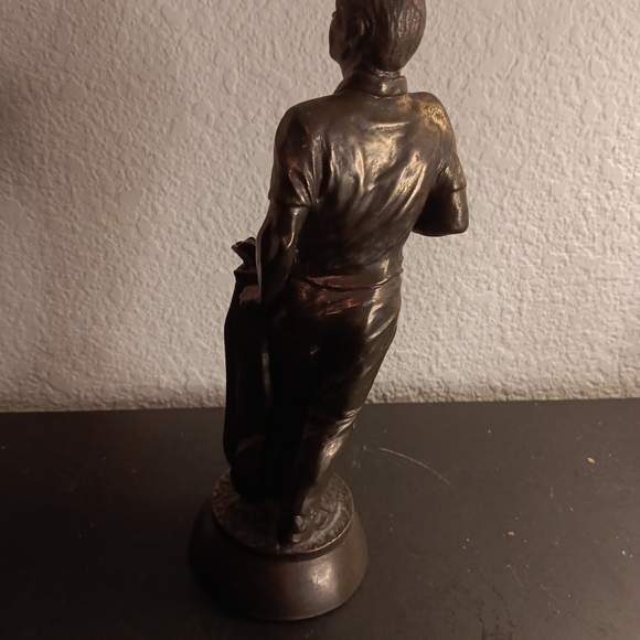 GORGEOUS NEW Austin Sculpture 9" Bronzed Golfer Figurine. - Picture 3 of 7